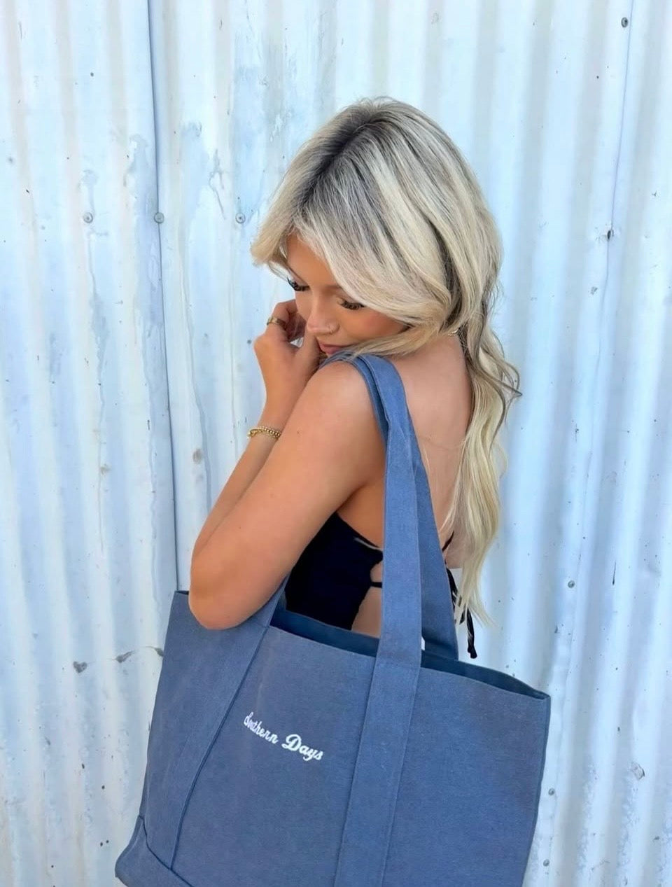 Denim Daydream Tote Bag