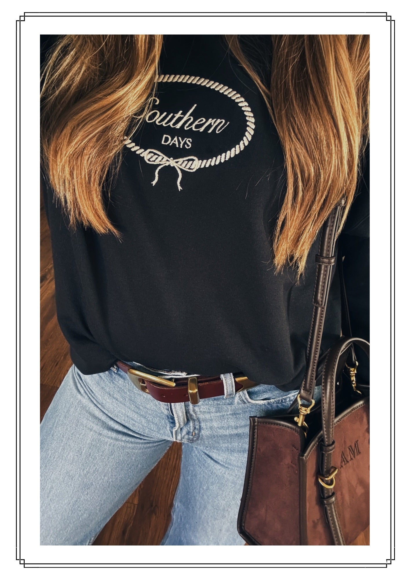 Southern Days Feminine Laso Crew neck