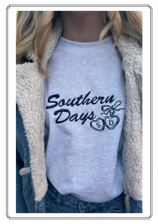 Southern Charm Locket Crew neck